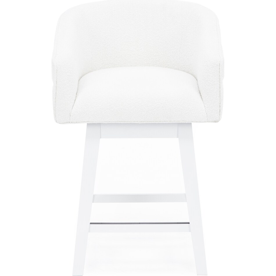 hils white inch & over bar seat stool   