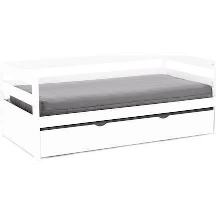 Essentials Daybed w/Trundle, White