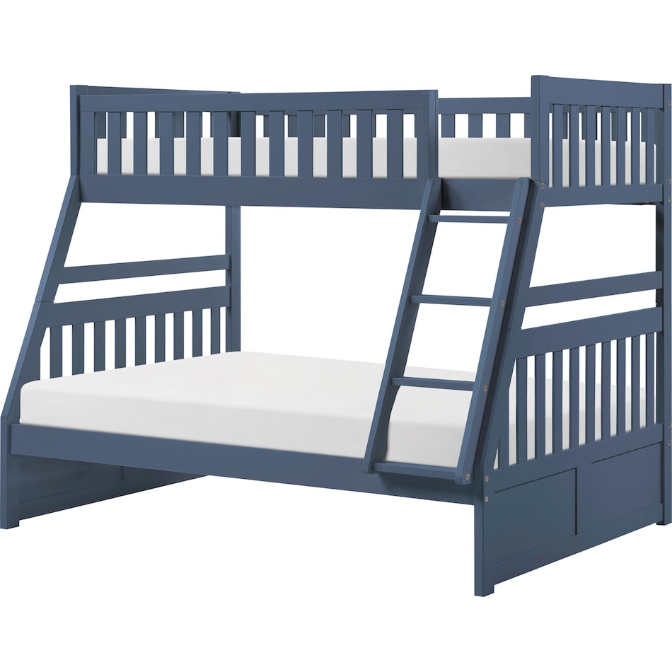hmel blue full bunk bed package tfp  