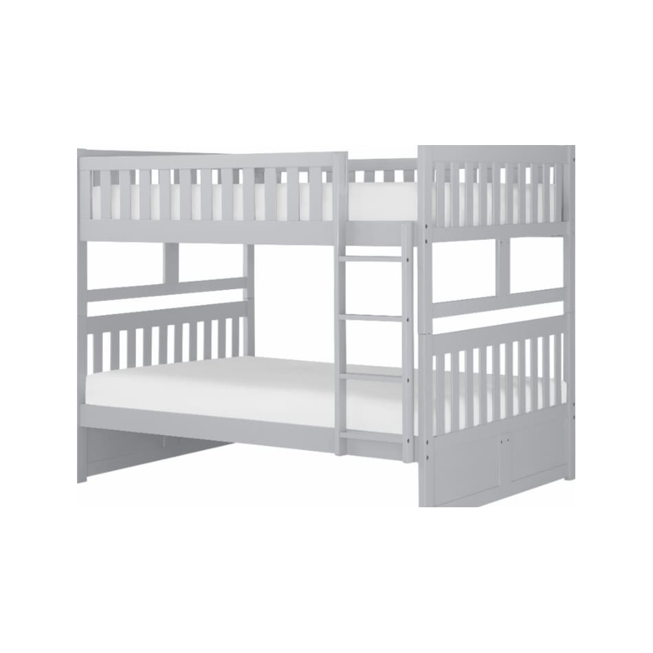 hmel grey full bunk bed package ffp  