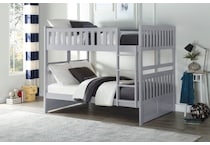 hmel grey full bunk bed package ffp  
