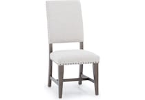 holh beige standard height side chair   