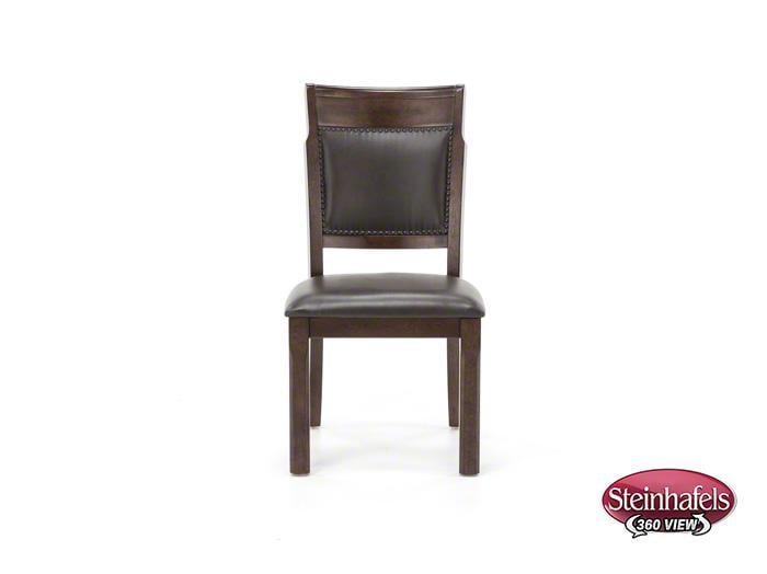 holh brown inch standard seat height side chair  image   