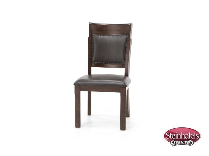 holh brown inch standard seat height side chair  image   