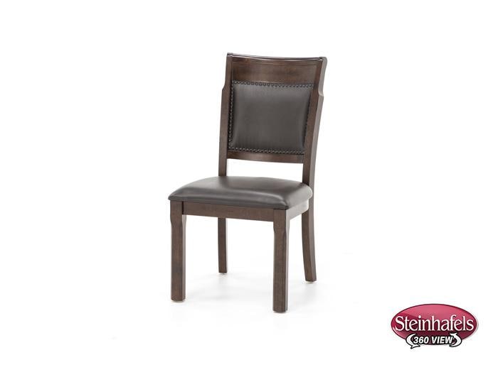 holh brown inch standard seat height side chair  image   