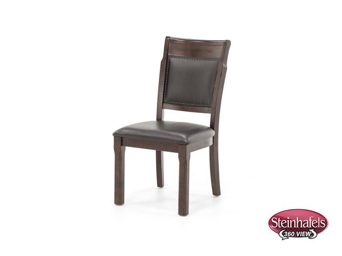 holh brown inch standard seat height side chair  image   