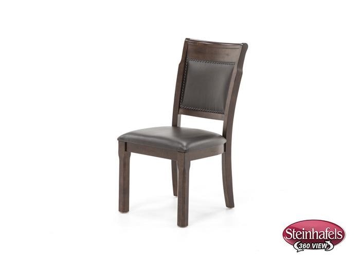 holh brown inch standard seat height side chair  image   