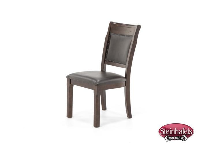 holh brown inch standard seat height side chair  image   