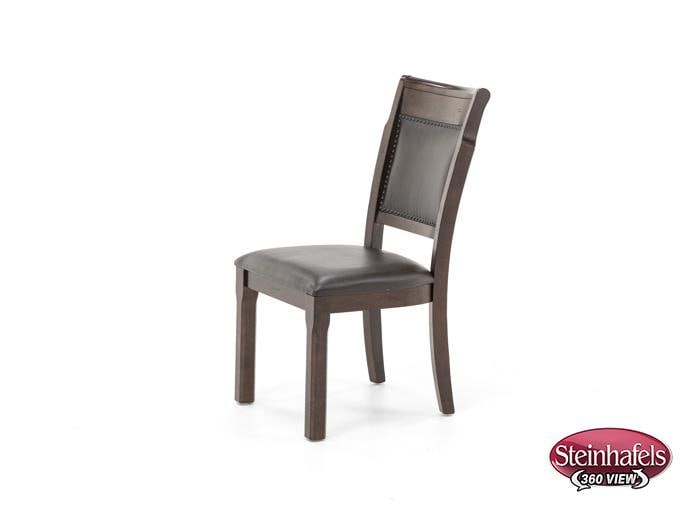 holh brown inch standard seat height side chair  image   
