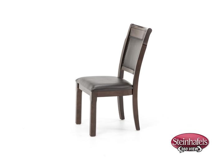 holh brown inch standard seat height side chair  image   
