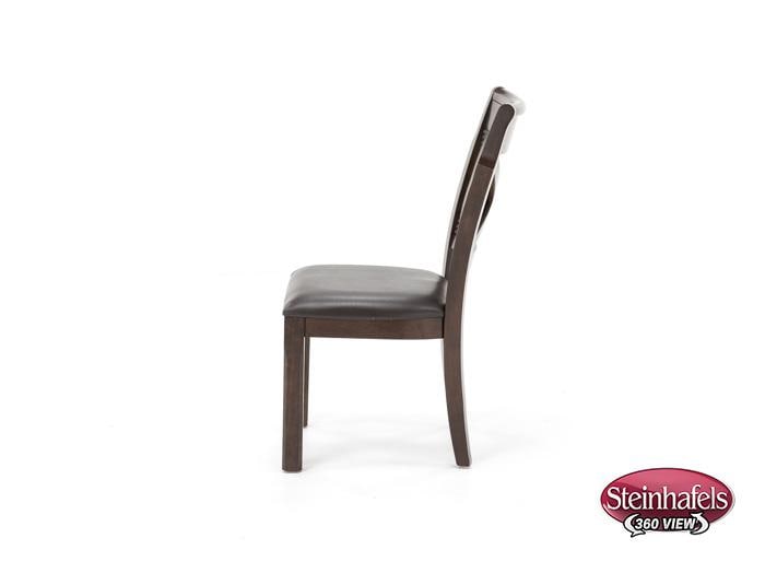 holh brown inch standard seat height side chair  image   