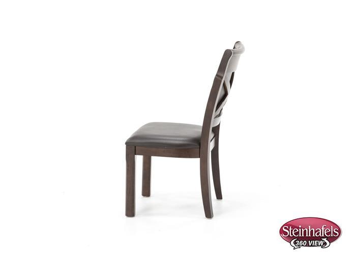 holh brown inch standard seat height side chair  image   