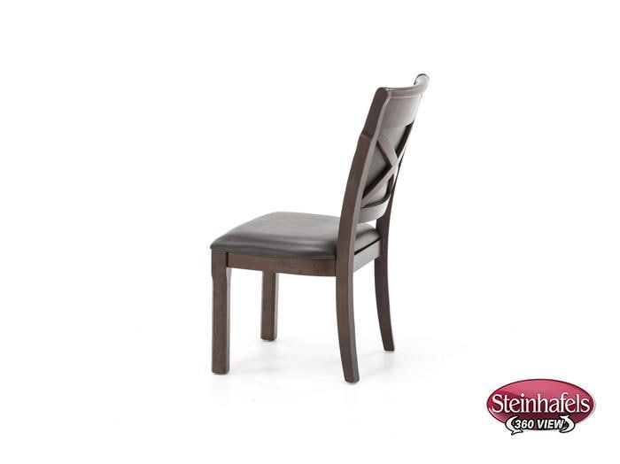 holh brown inch standard seat height side chair  image   