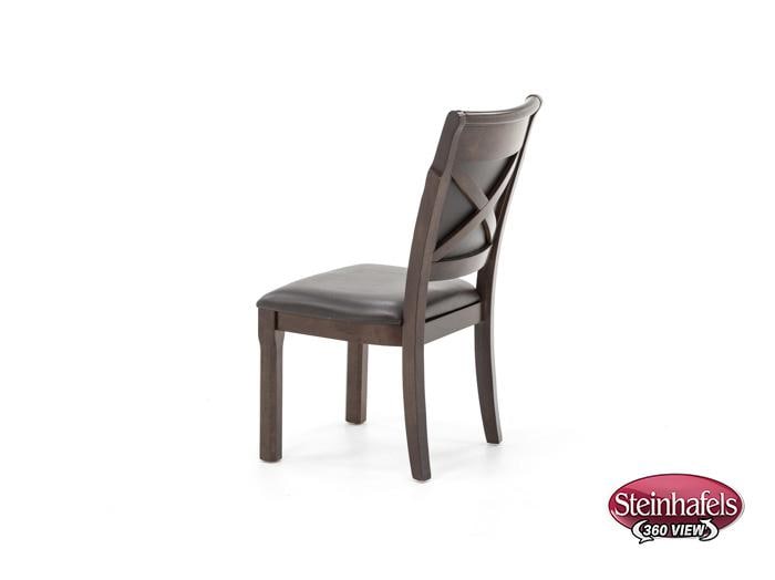 holh brown inch standard seat height side chair  image   
