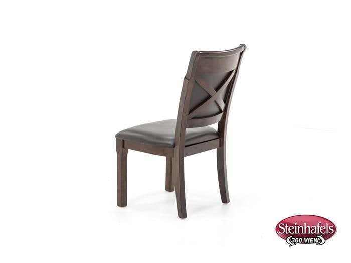 holh brown inch standard seat height side chair  image   