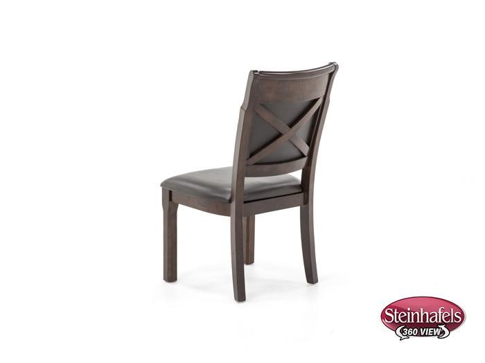 holh brown inch standard seat height side chair  image   