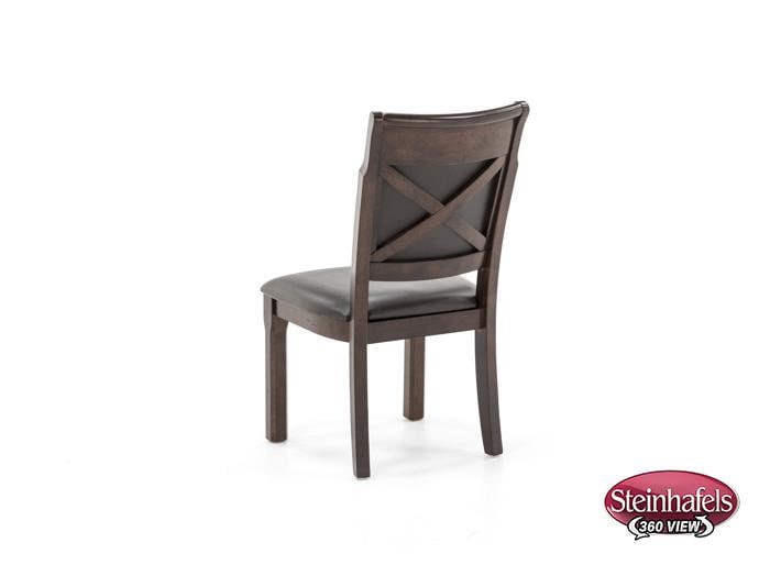 holh brown inch standard seat height side chair  image   