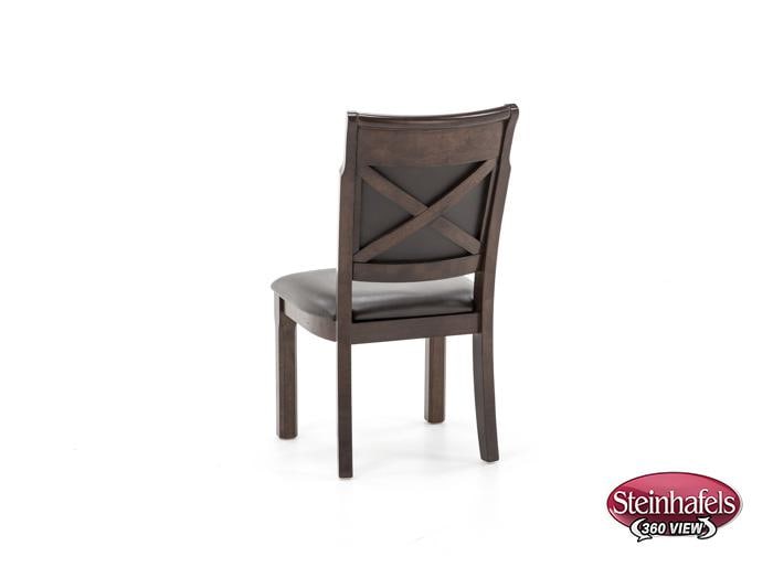 holh brown inch standard seat height side chair  image   