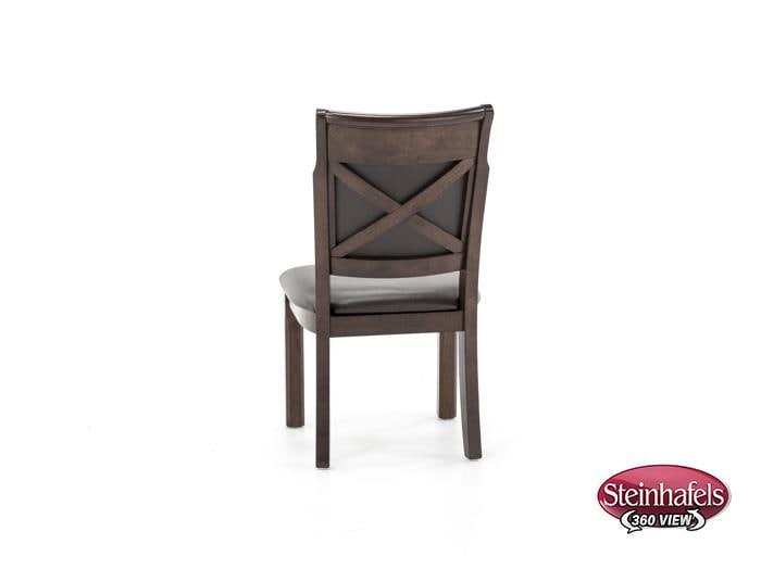 holh brown inch standard seat height side chair  image   