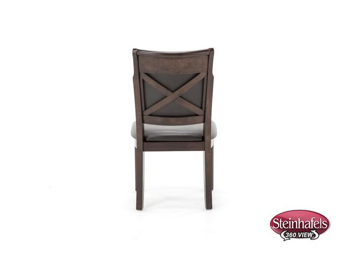 holh brown inch standard seat height side chair  image   