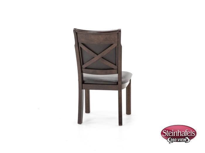 holh brown inch standard seat height side chair  image   
