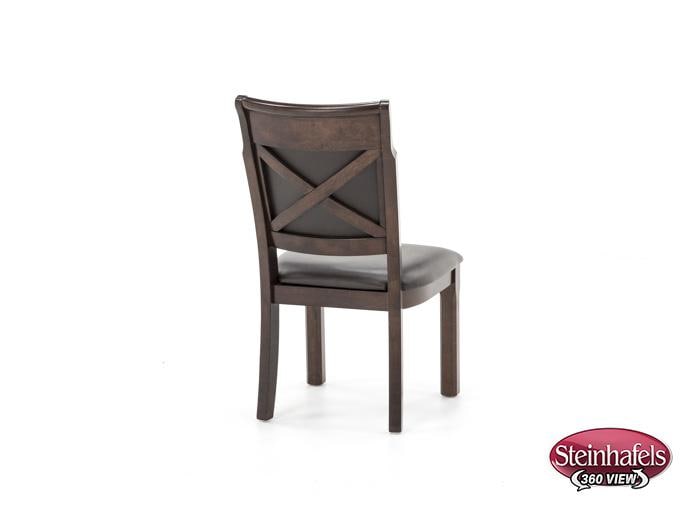 holh brown inch standard seat height side chair  image   