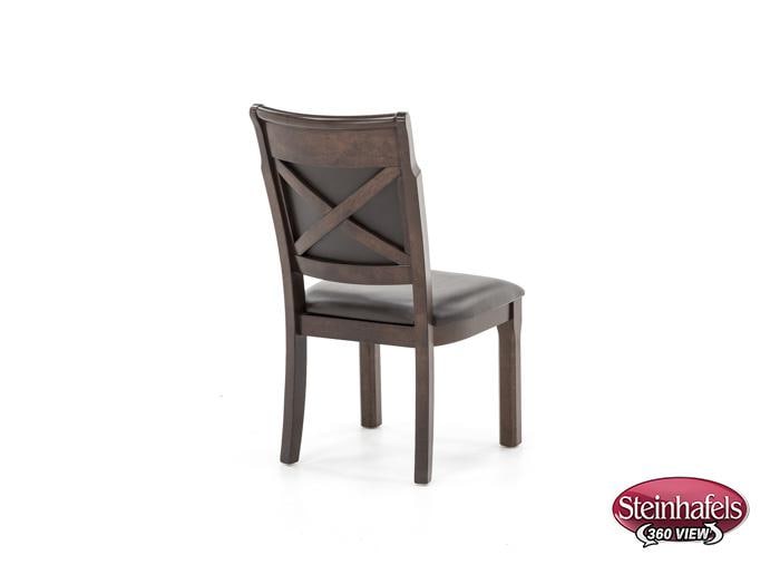 holh brown inch standard seat height side chair  image   
