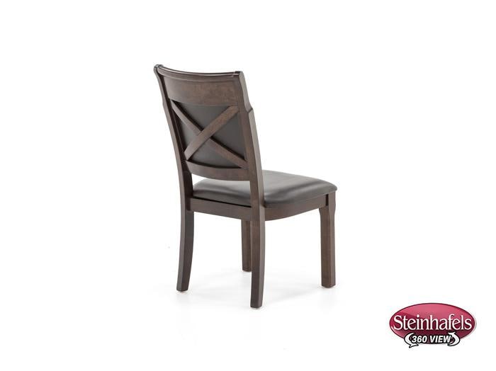 holh brown inch standard seat height side chair  image   