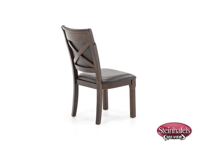 holh brown inch standard seat height side chair  image   