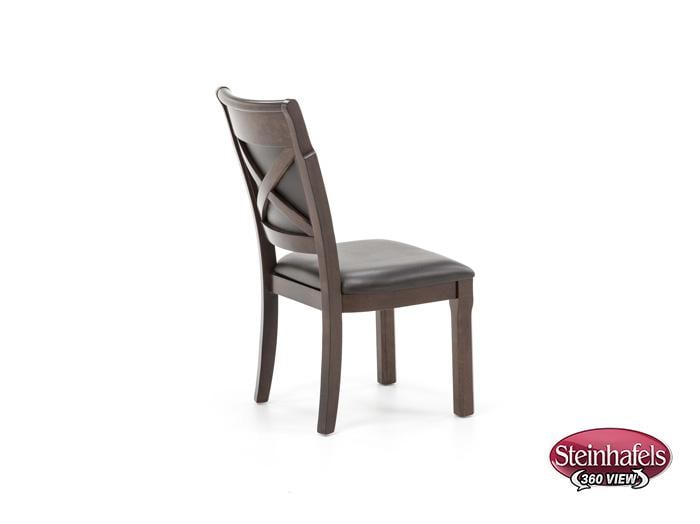 holh brown inch standard seat height side chair  image   