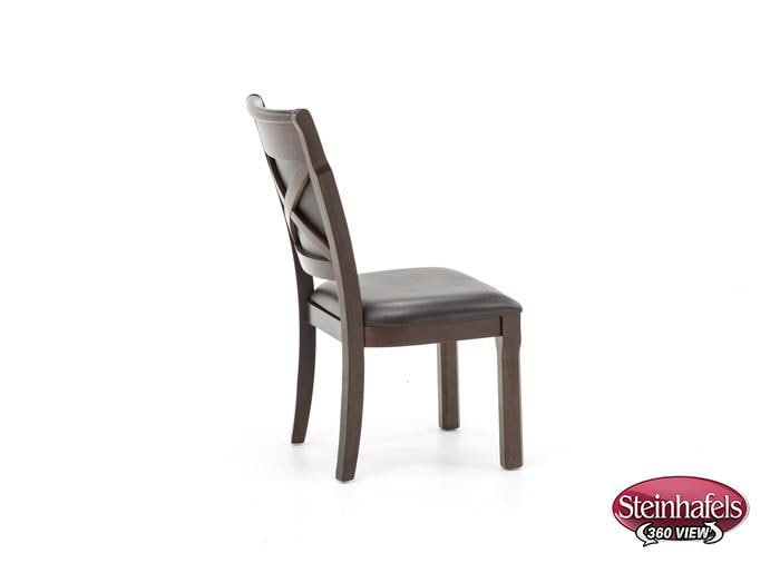 holh brown inch standard seat height side chair  image   