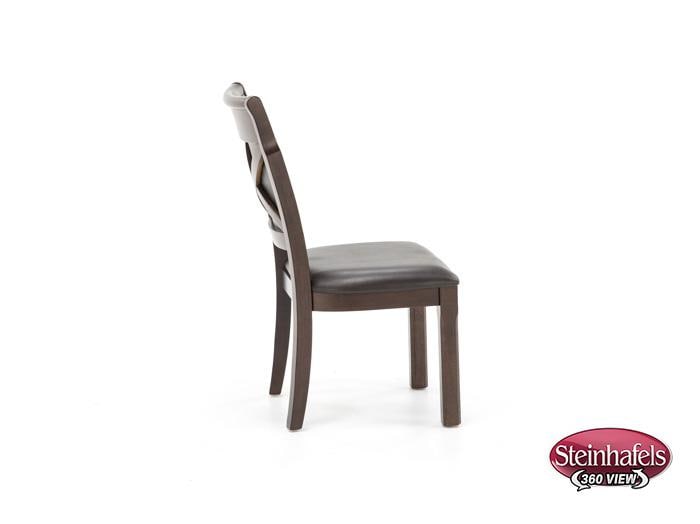 holh brown inch standard seat height side chair  image   