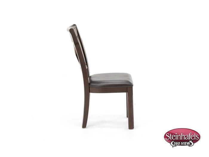 holh brown inch standard seat height side chair  image   