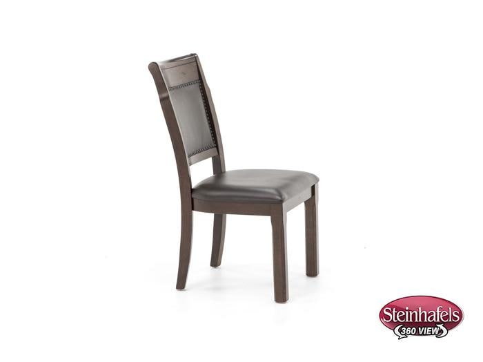 holh brown inch standard seat height side chair  image   