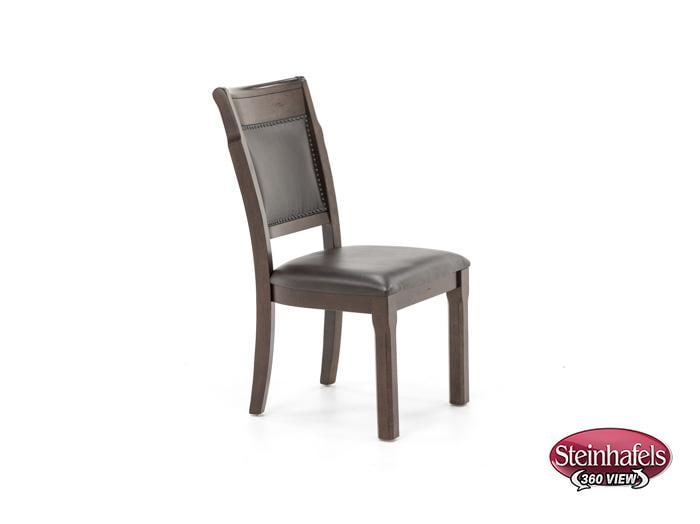 holh brown inch standard seat height side chair  image   