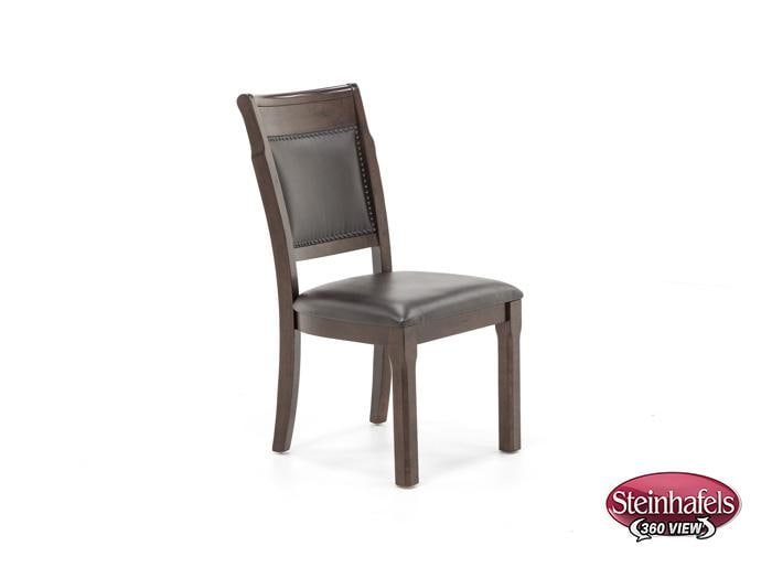 holh brown inch standard seat height side chair  image   