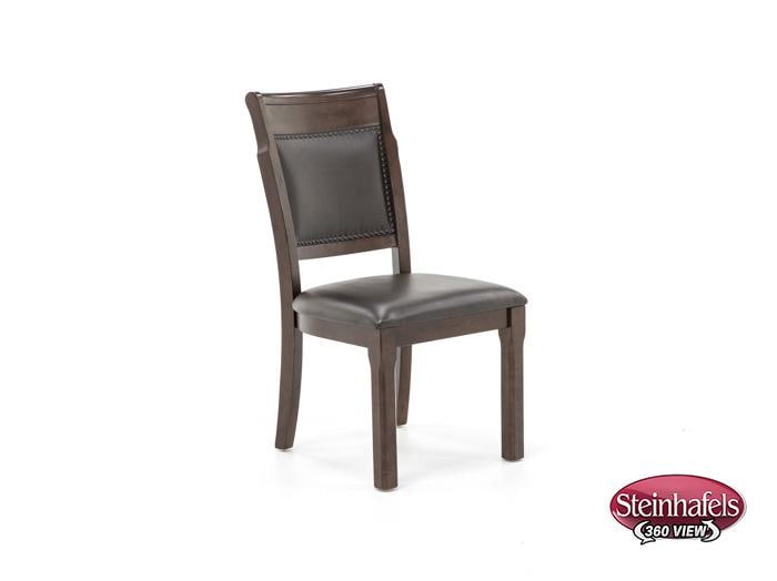 holh brown inch standard seat height side chair  image   