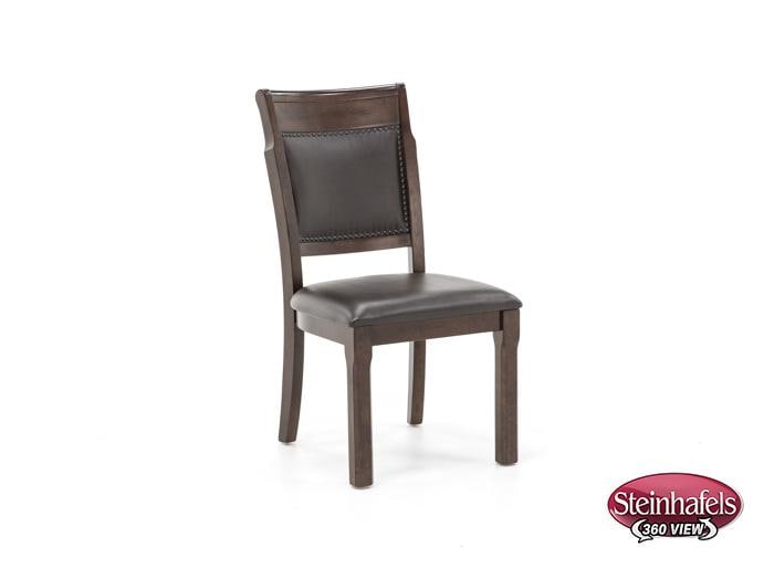 holh brown inch standard seat height side chair  image   