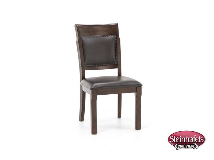 holh brown inch standard seat height side chair  image   