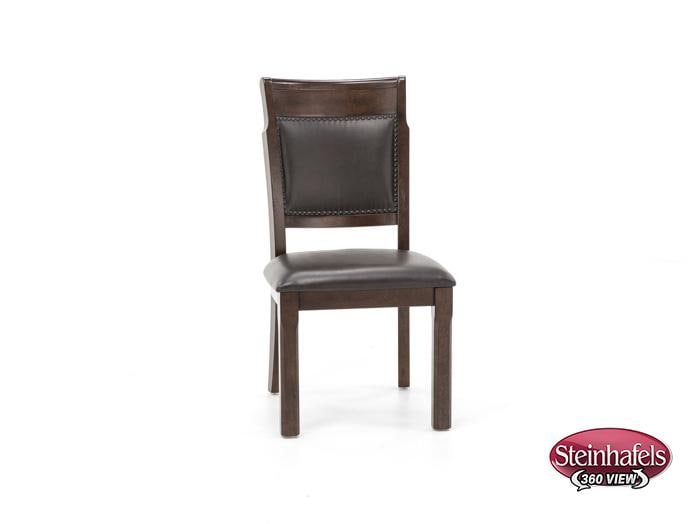 holh brown inch standard seat height side chair  image   