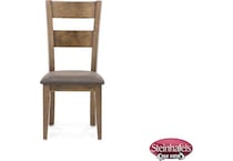 holh brown inch standard seat height side chair  image   