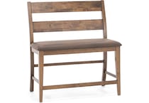 holh brown  inchcounter seat height bench   