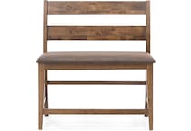 holh brown  inchcounter seat height bench   