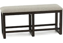 holh brown  inchcounter seat height bench   