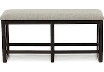 holh brown  inchcounter seat height bench   