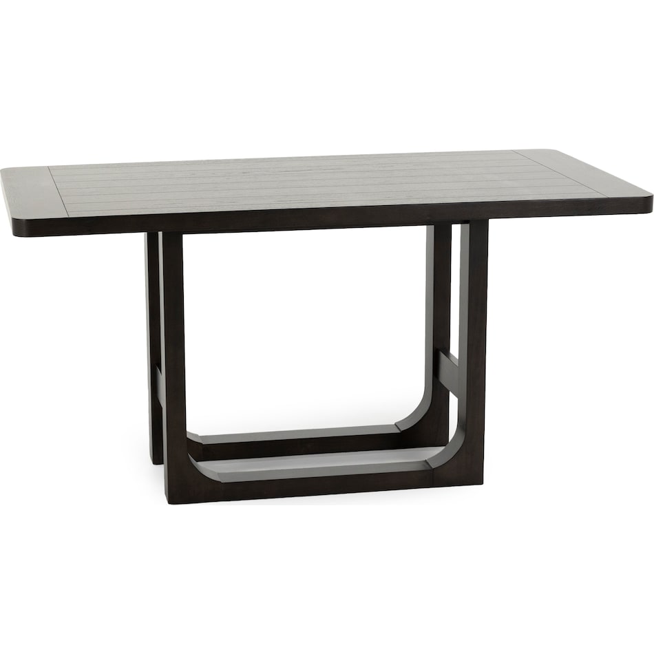 holh brown inch counter height rectangle   