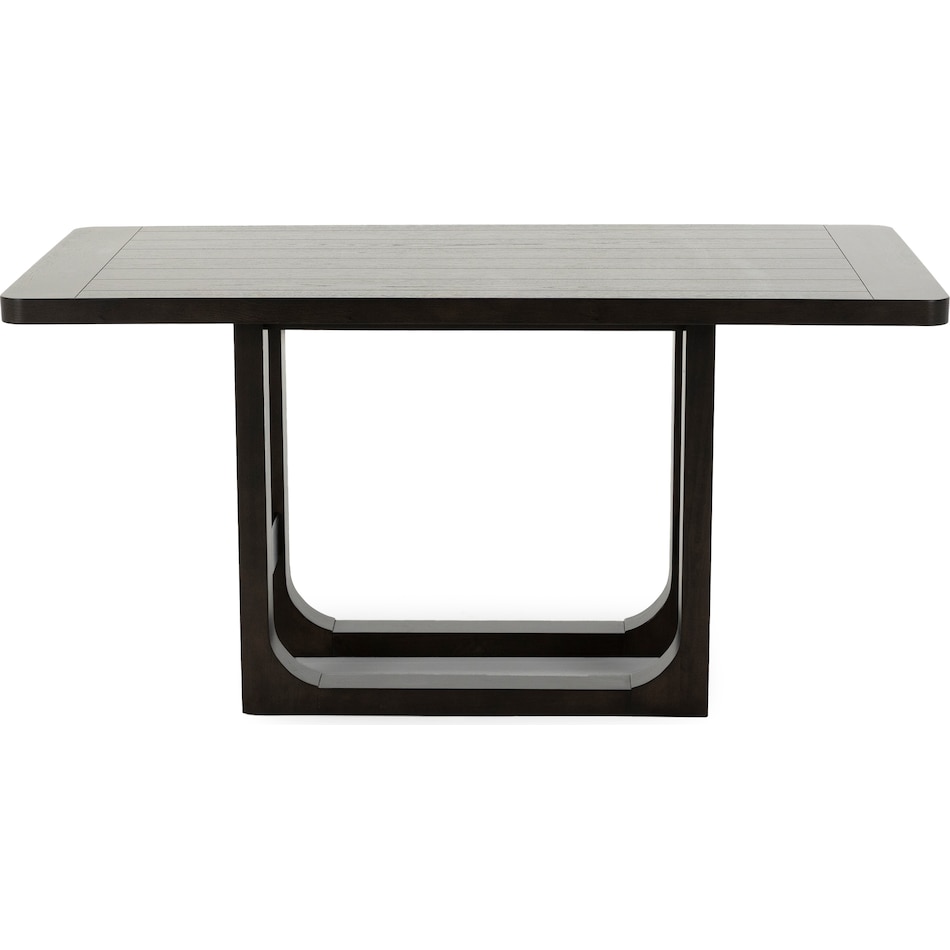 holh brown inch counter height rectangle   