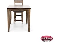 holh brown inch counter height square  image   