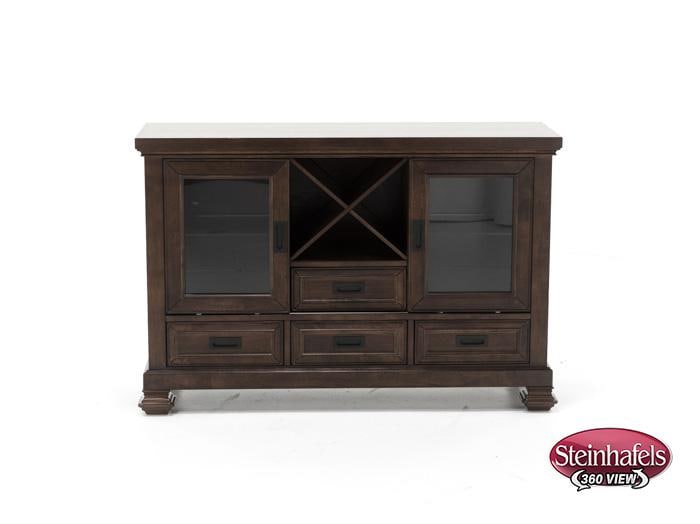 holh brown buffet server sideboard  image   