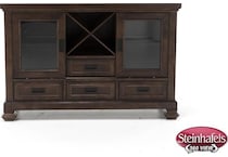 holh brown buffet server sideboard  image   